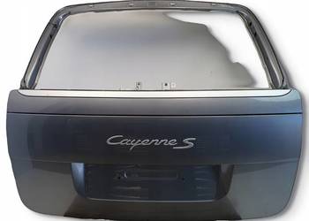 TYLNA KLAPA Porsche Cayenne I 9PA 955 2002-2007 tylnia tył bagażnika SZARA