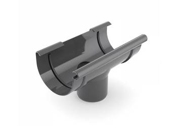 Bryza PVC Lej spustowy 125/90 mm grafit