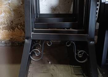 Nogi do stołu malowane proszkowo -powystawowe