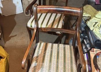 Dwa krzesła Empire/Biedermeier intrasja gotowe do użycia