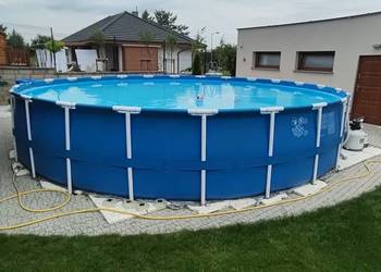 Basen stelażowy Ultra XTR 732 x 132 cm Intex 26340 DUŻA POMPA