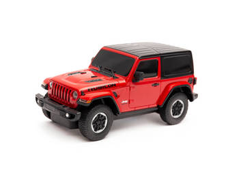 Jeep Wrangler JL skala 1:24 Rastar 79500 samochód sterowany czerwony