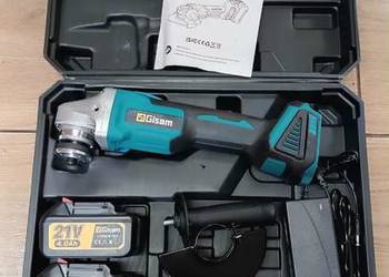 Szlifierka kątowa bezszczotkowa Gisam 125mm - kompatybilna z akumulatorami