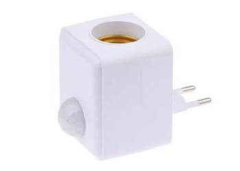 Gniazdo żarówki E27 z czujnikiem ruchu PIR – inteligentny adapter