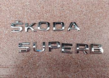 Napis emblemat Skoda Superb III oryginalny