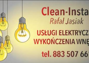 Usługi  elektryczne i wykończenia wnętrz, gładź,  malowanie, glazura
