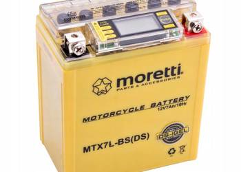 Akumulator Moretti AGM (I-Gel) MTX7L-BS ze wskaźnikiem