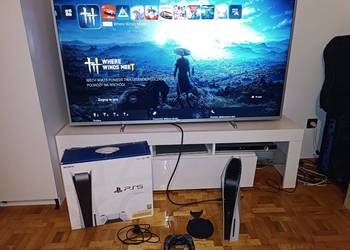 Konsola Playstation 5, stan bdb, gry, komplet z pudełkiem