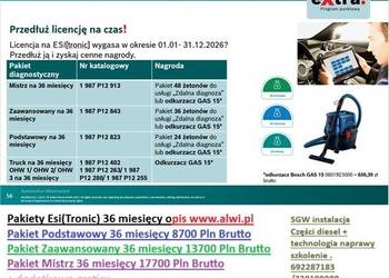Przedłuż swoją 36-miesięczną licencję ESI[tronic] zanim wygaśnie!