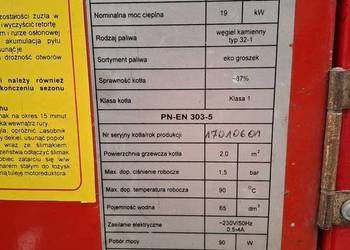 Kocioł co DEFRO z podajnikiem na ekogroszek 19kW