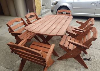 MEBLE OGRODOWE DREWNIANE