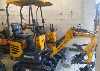 Nowa minikoparka z silnikiem KUBOTA Berger Kraus BK1250AS