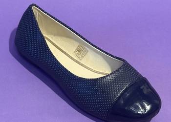 Granatowe baleriny połysk rozmiar 37 (BAL9)