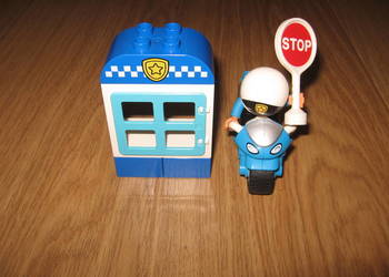 Lego, duplo- Motocykl policyjny nr 10900 - stan bardzo dobry