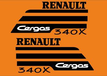 Naklejki Renault Cergos 340x zamienniki