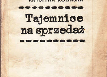 (02773) TAJEMNICE NA SPRZEDAŻ – KRYSTYNA KOLIŃSKA