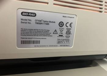 REAL TIME PCR + Termocykler C1000 Touch, Bio-Rad REAL TIME PCR + Termocykler C1000 Touch, Bio-Rad