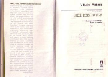 (9710) JEDŹ DZIŚ NOCĄ! – VILHELM MOBERG
