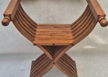 Fotel krzesło rzymskie składane z Włoch [3]