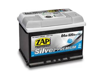 Akumulator 64Ah 620A Zap Silver Premium