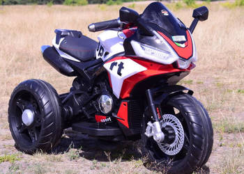 Autko motorek MEGA MOTOR 3 KOŁOWY na akumulator dla dzieci FB6886 czerwony