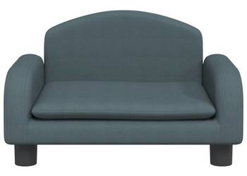 vidaXL Sofa dla dzieci, ciemnoszara(SKU:3196370)