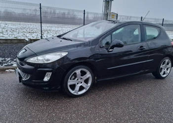 Peugeot 308 Brązowa skóra Klima Grzane Fotele Tempomat Isofix Panorama T7 …