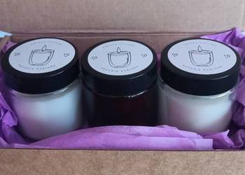 Boxs 3 świeczek sojowych zapachowych