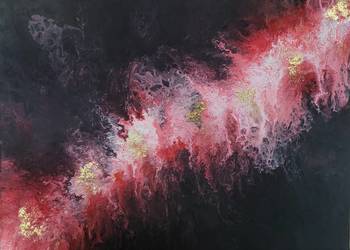 Duży obraz teksturowany 55x75cm