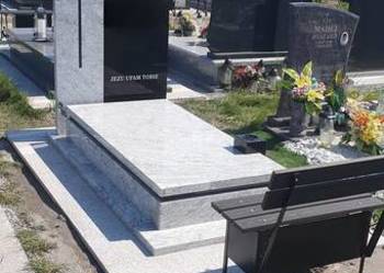 Nagrobek wiscount white / szwed z posadzką antypoślizgową ŚWIDNICA nr.2085