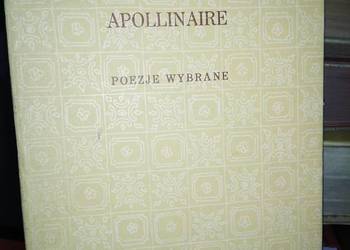 Pierwsze wydanie książki Apollinaire Wiersze ksiégarmie Prag