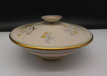 Stara Porcelanowa Bombonierka REICHENBACH Germany, Złocenia