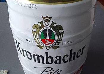 Puszka po piwie KROMBACHER Pils o poj. 5 l. z kranikiem Kolekcjonerska