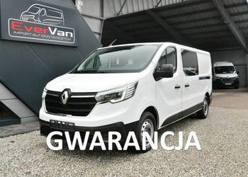 Renault Trafic long L2H1 brygadówka 7-osobowy 2,0 150KM pełna opcja 2-stro…