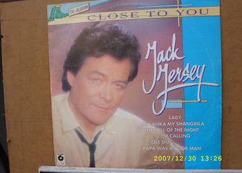 2.+ Pop ; J. JERSEY--CLOSE TO YOU ;LP winyl,1988 rok.