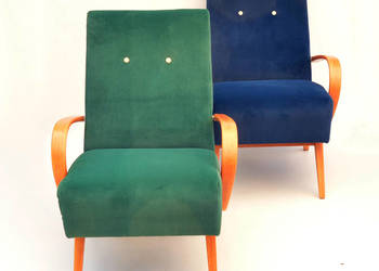 Para foteli, proj. J. Smídek TON, Czechosłowacja, lata 60. Para foteli, proj. J. Smídek TON, Czechosłowacja, lata 60.