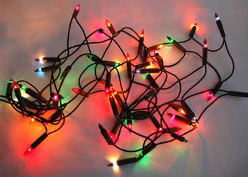 Lampki choinkowe tradycyjne wewnętrzne 50 diod multicolor