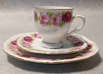 Bareuther Trio Kolekcja Filiżanka Śniadaniówka Roże Waldsassen Bavaria Bareuther Trio Kolekcja Filiżanka Śniadaniówka Roże Waldsassen Bavaria