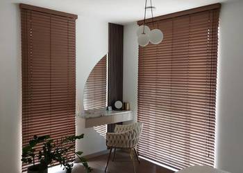 Żaluzje drewniane 50 mm – na wymiar + pomiar i montaż Warszawa