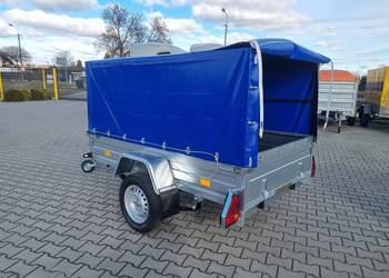 Przyczepka towarowa 220x130x110 z plandeka spawana rama z profila Rydwan