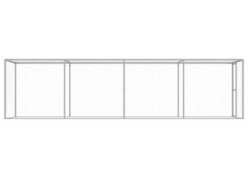 vidaXL Klatka dla kota, 6 x 1,5 x 1,5 m(SKU:146359)