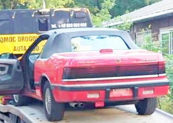 CHRYSLER LEBARON LE BARON CABRIO 87-90  OSŁONA DACHU MECHANIZM SKŁADANIA SZ