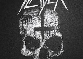SLAYER - Obraz ręcznie grawerowany na blasze...