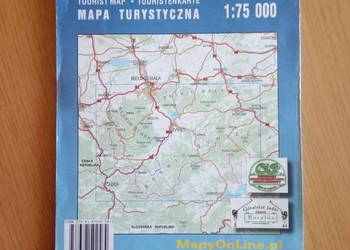 Mapa Beskid Mały, Śląski, Żywiecki 1:75 000 lata 90-te