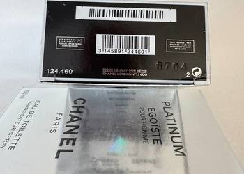 CHANEL PLATINUM EGOISTE POUR HOMME