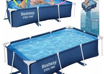 BASEN OGRODOWY STELAŻOWY PROSTOKĄTNY 259X170X61 CM BESTWAY