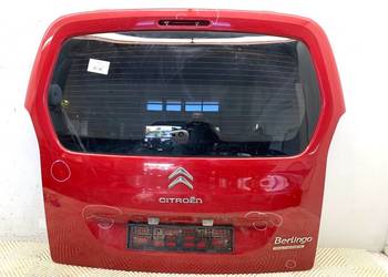 KLAPA TYŁ CITROEN BERLINGO II Minivan LAKIER CZERWONY PŁOMIENNA