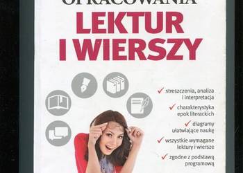 Opracowania lektur i wierszy 160 utworów