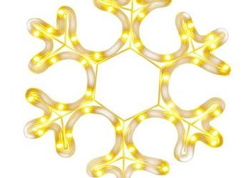 vidaXL Świąteczna dekoracja płatek śniegu 48 LED(SKU:343293)