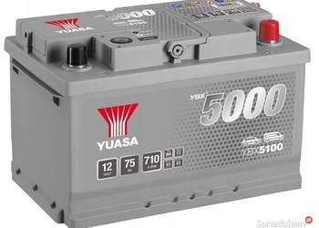 Akumulator 75Ah 710A EN Prawy Plus Yuasa Silver